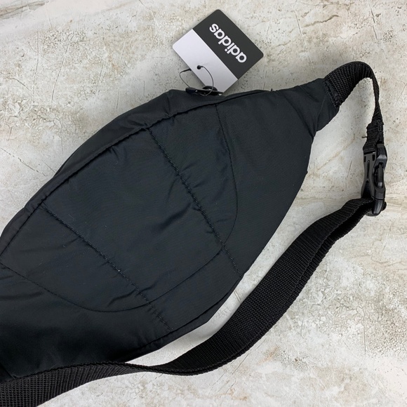 ADIDAS — Black & White Core Waist Travel Bag — NWT - Picture 6 of 8